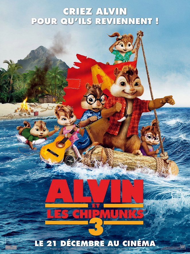 Alvin et les Chipmunks 3 - Affiches