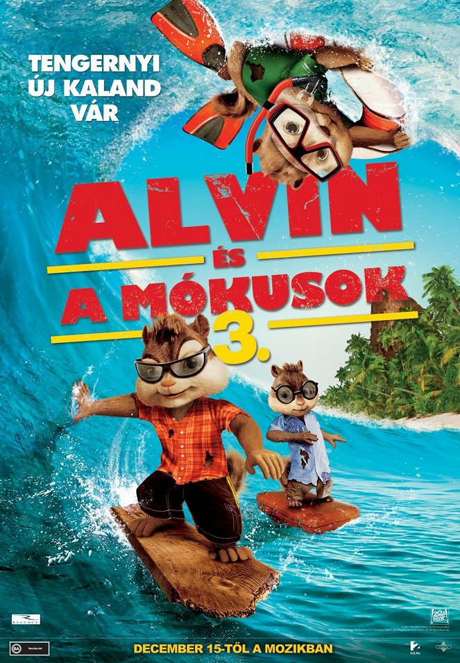 Alvin és a mókusok 3. - Plakátok