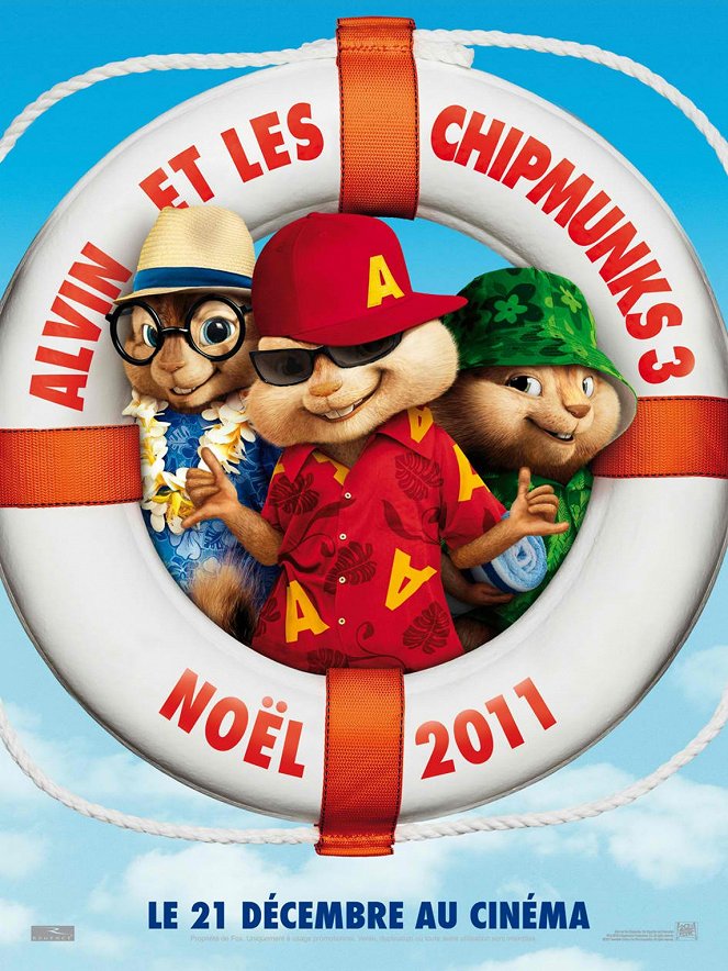 Alvin et les Chipmunks 3 - Affiches