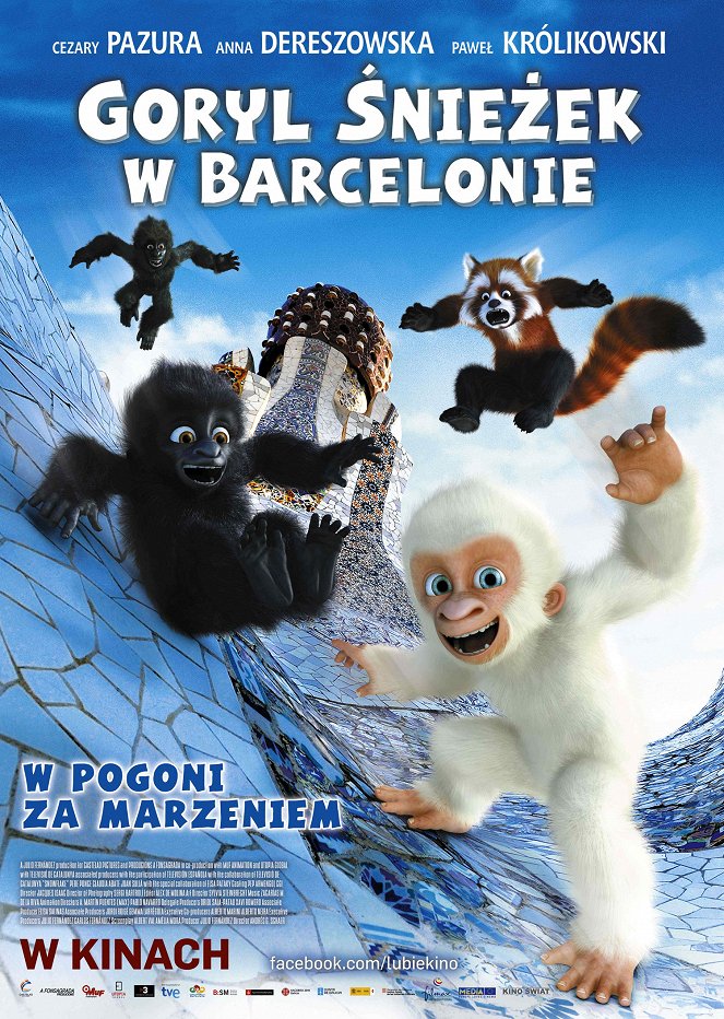 Goryl Śnieżek w Barcelonie - Plakaty