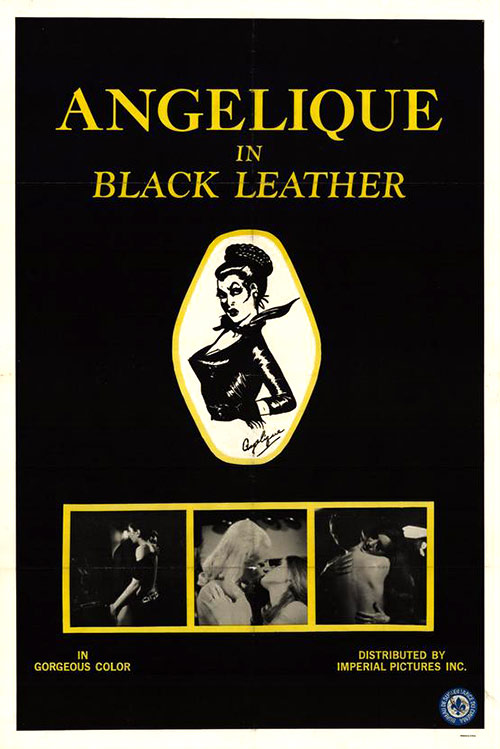 Angelique in Black Leather - Plakate