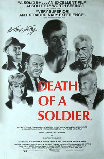 Death of a Soldier - Affiches
