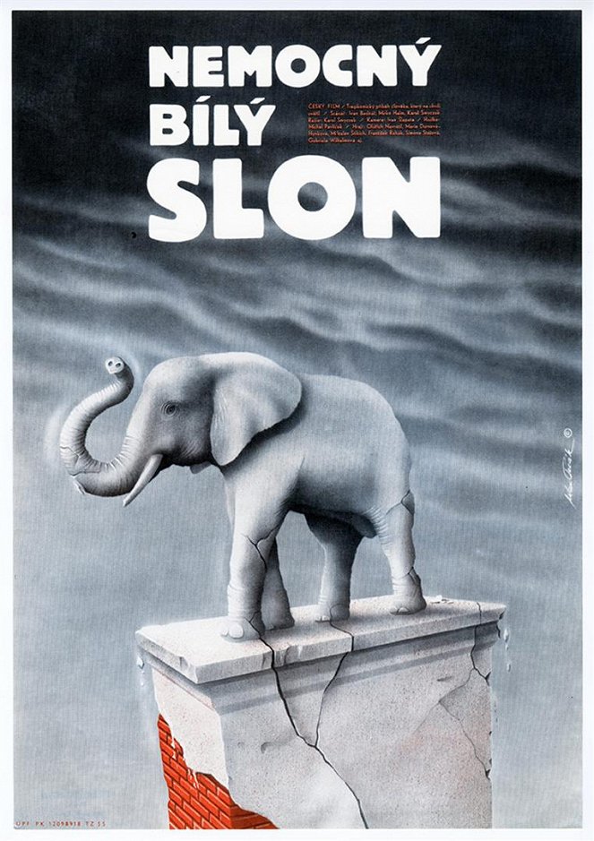 Nemocný bílý slon - Plakate