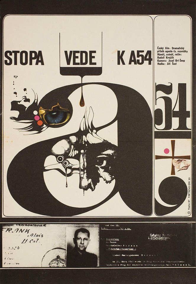 Stopa vede k A-54 - Posters