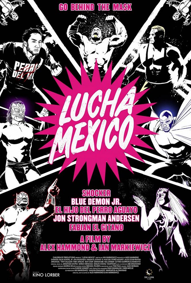 Lucha Mexico - Affiches