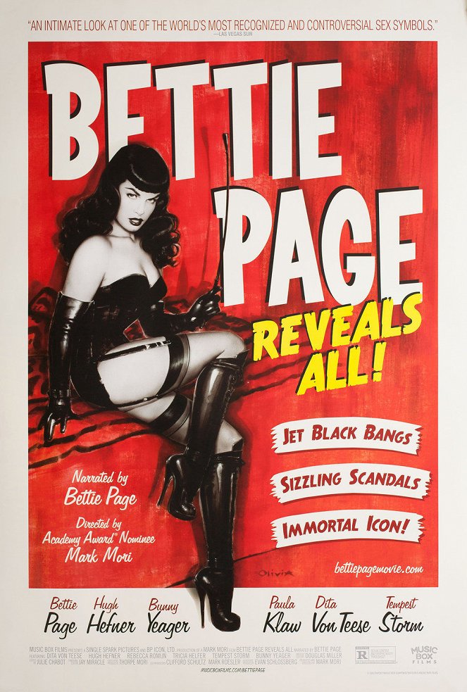 Bettie Page Reveals All - Cartazes