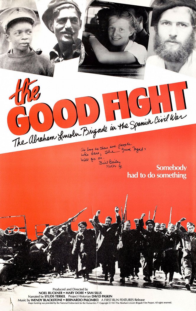 The Good Fight: The Abraham Lincoln Brigade in the Spanish Civil War - Plakaty