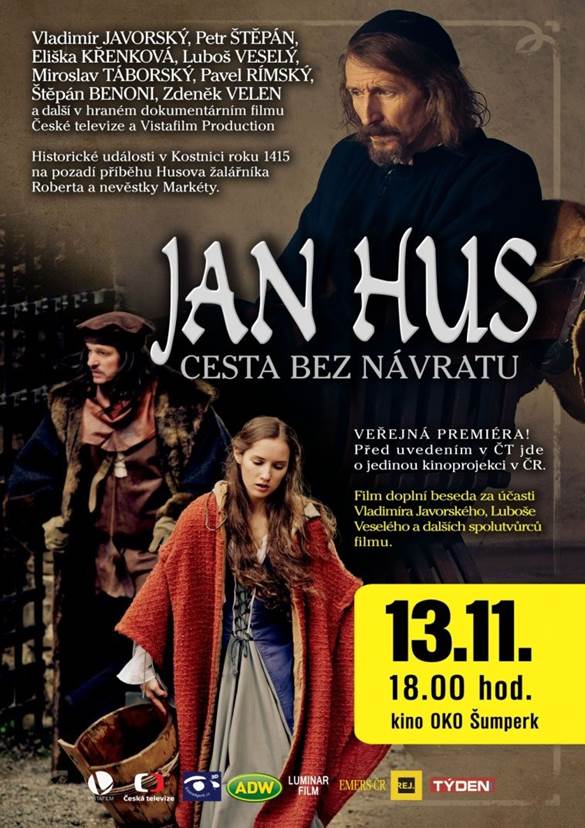 Jan Hus - Cesta bez návratu - Affiches