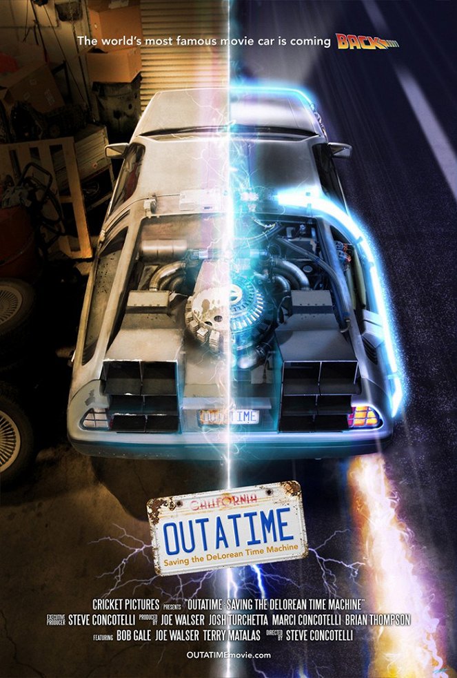 OUTATIME: Saving the DeLorean Time Machine - Carteles