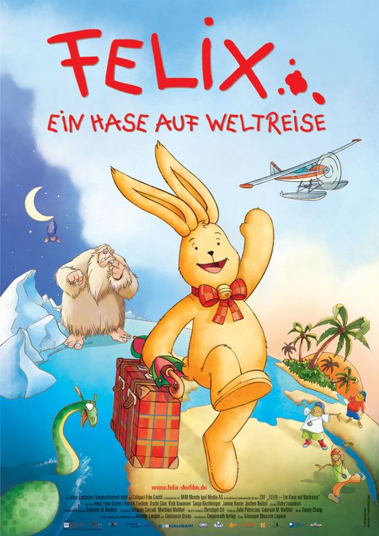 Felix - Ein Hase auf Weltreise - Cartazes