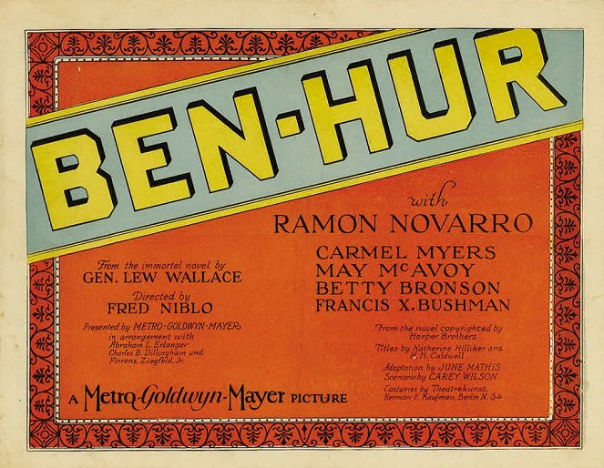 Ben Hur - Plakátok