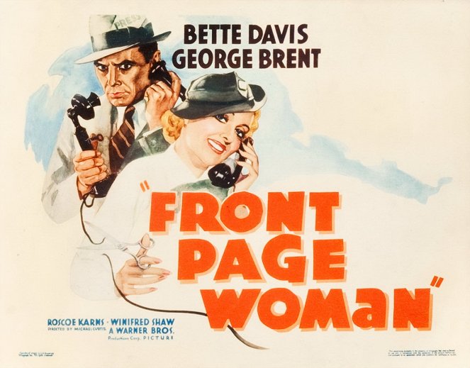 Front Page Woman - Carteles