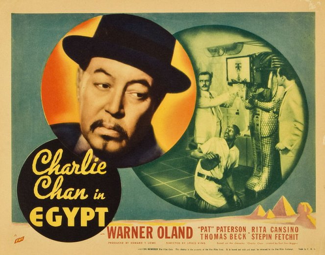 Charlie Chan en Egipto - Carteles