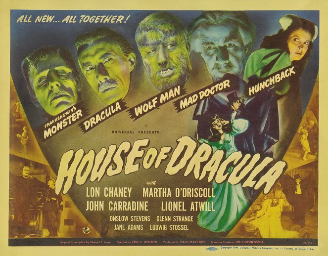La Maison de Dracula - Affiches