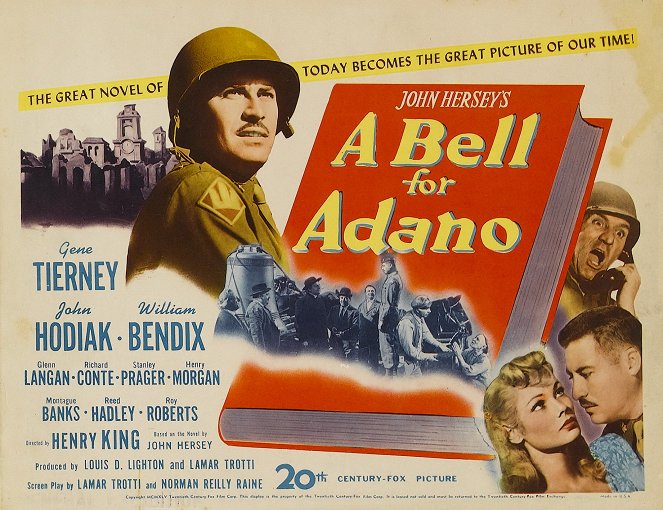 A Bell for Adano - Plakate