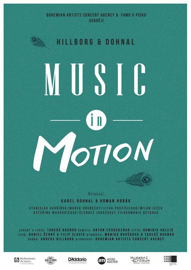 Hillborg & Dohnal: Music in motion - Affiches