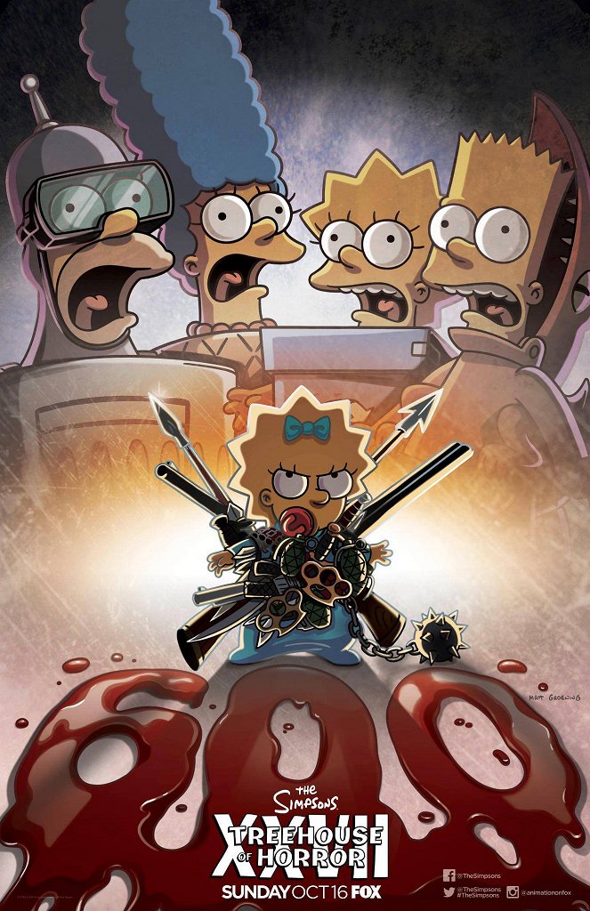 Die Simpsons - Trocken, tot und tödlich - Plakate