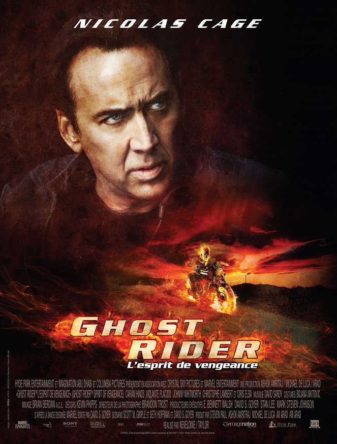 Ghost Rider : L'esprit de vengeance - Affiches