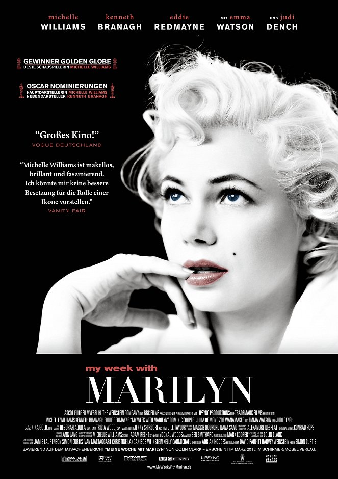 My Week With Marilyn - Plakate