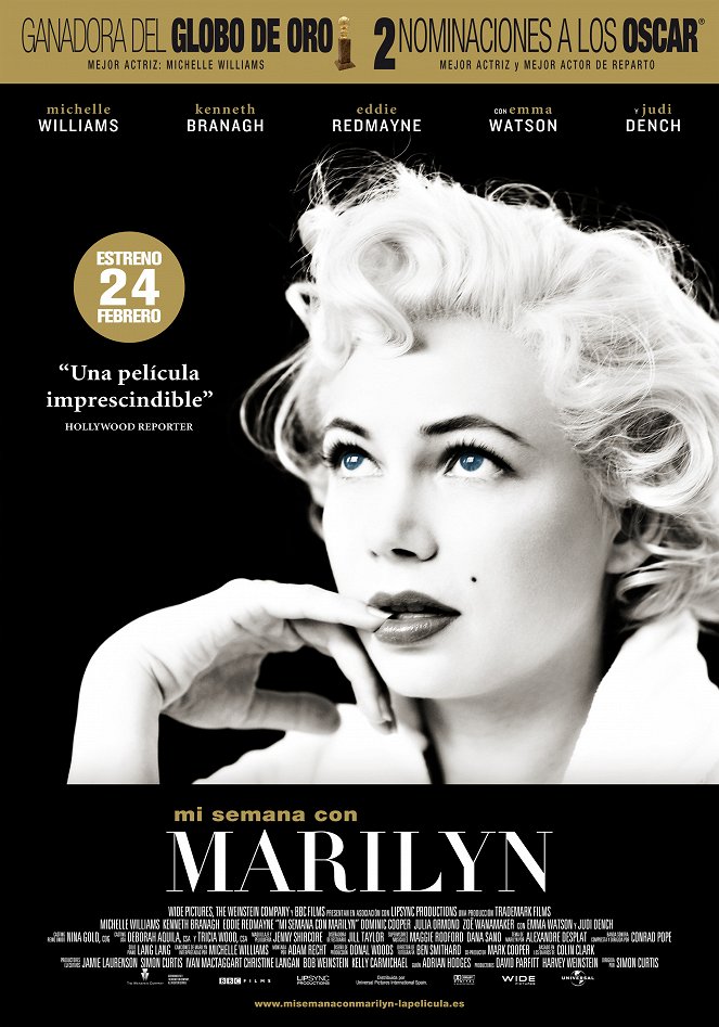 Mi semana con Marilyn - Carteles