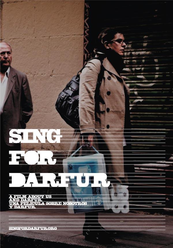 Sing for Darfur - Plakátok