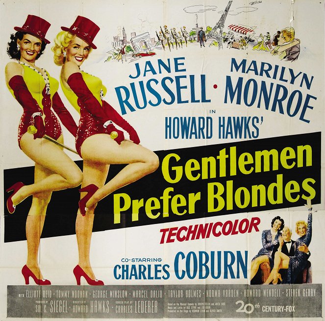 Gentlemen Prefer Blondes - Cartazes