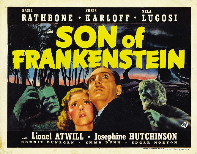 Le Fils de Frankenstein - Affiches