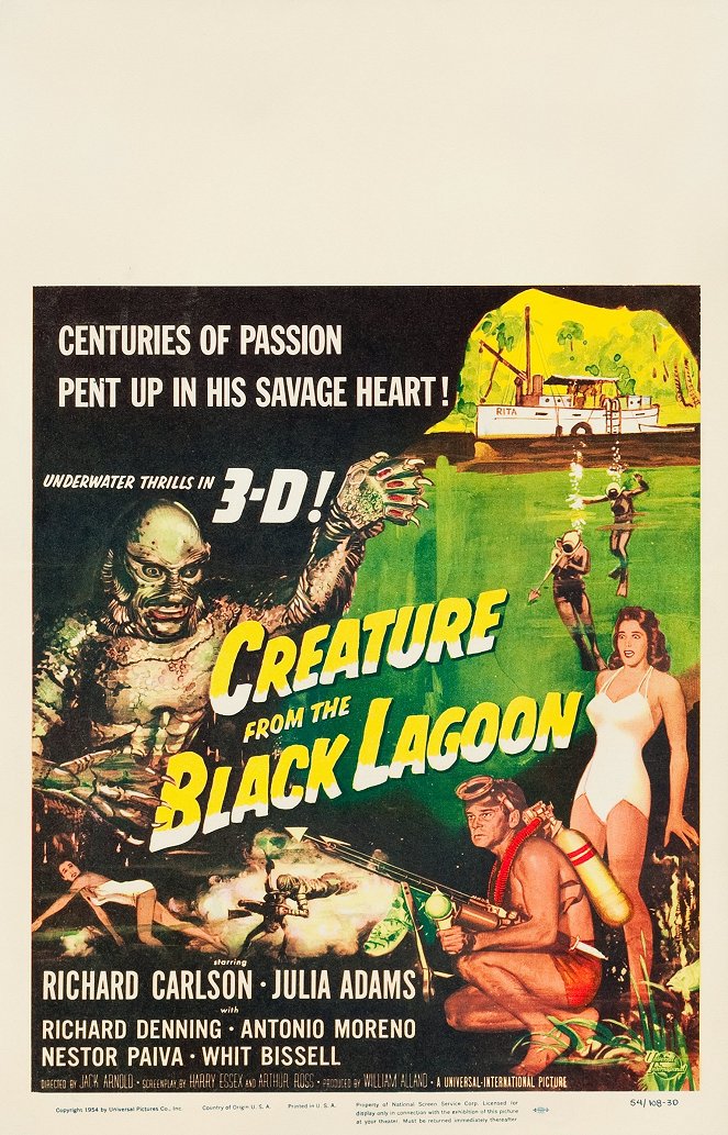 Creature from the Black Lagoon - Julisteet