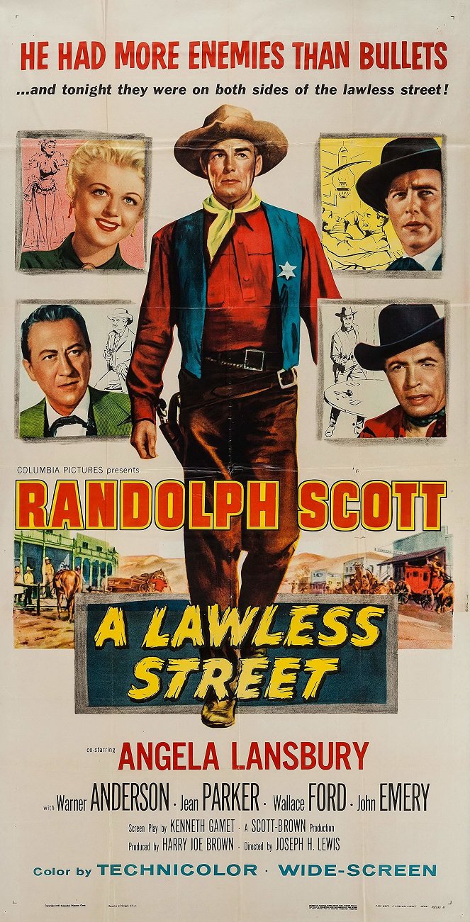 A Lawless Street - Affiches