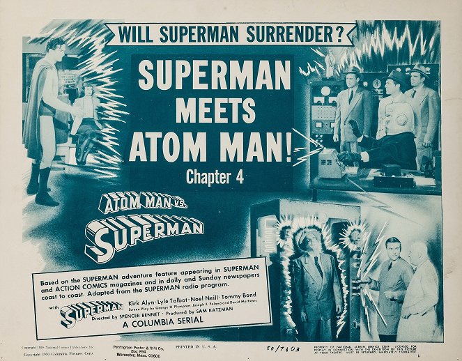 Atom Man Vs. Superman - Posters