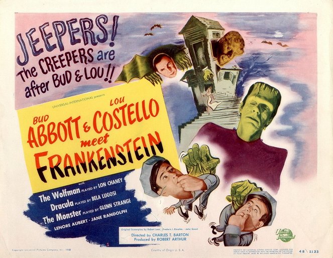 Deux Nigauds contre Frankenstein - Affiches