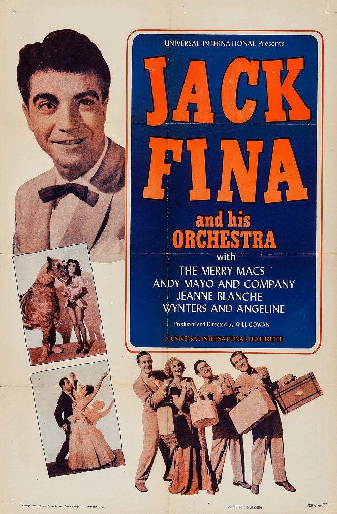 Jack Fina and His Orchestra - Cartazes