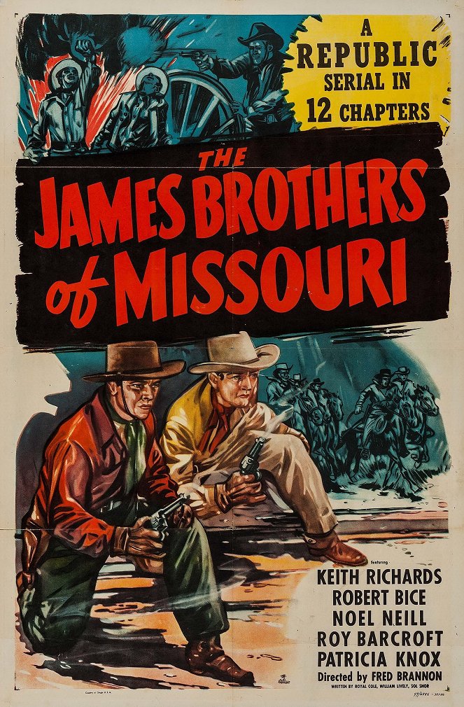 The James Brothers of Missouri - Plakáty