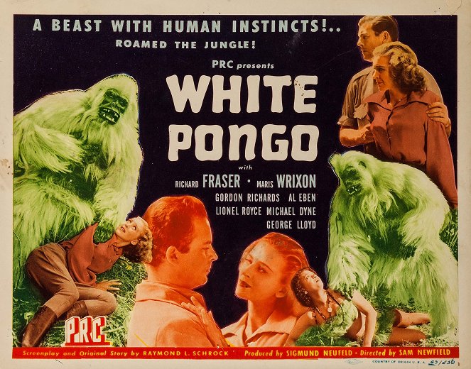 Viidakon valkoinen Pongo - Julisteet