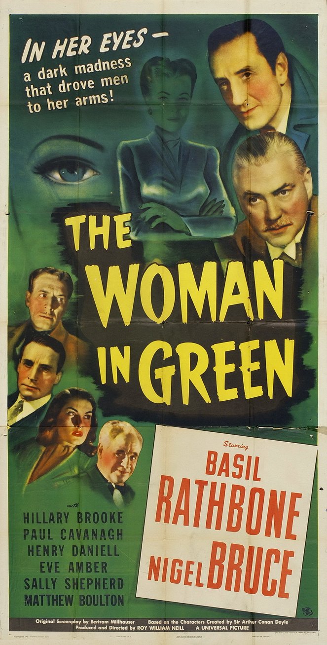 The Woman in Green - Julisteet