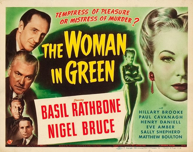 The Woman in Green - Julisteet