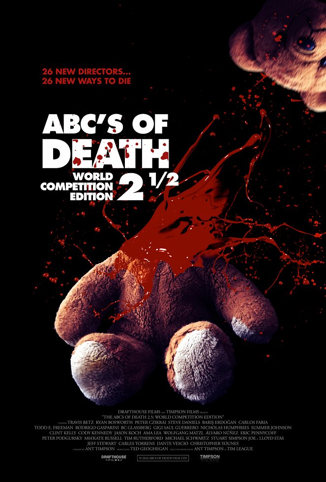 ABCs of Death 2.5 - Julisteet