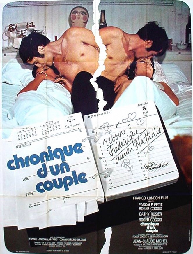 Chronique d'un couple - Julisteet