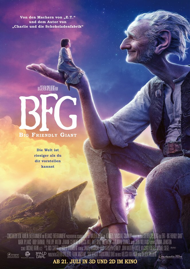 BFG – Big Friendly Giant - Plakate