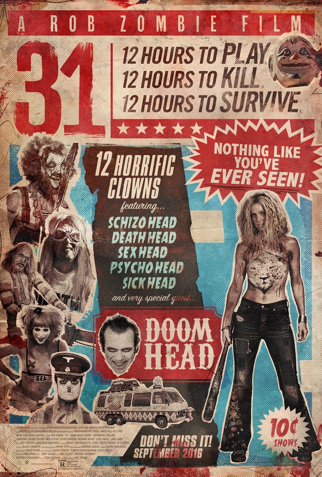 Rob Zombie's 31 - Julisteet