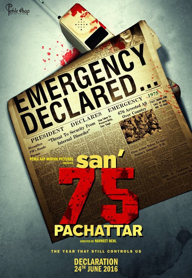 San' 75 Pachattar - Plakaty