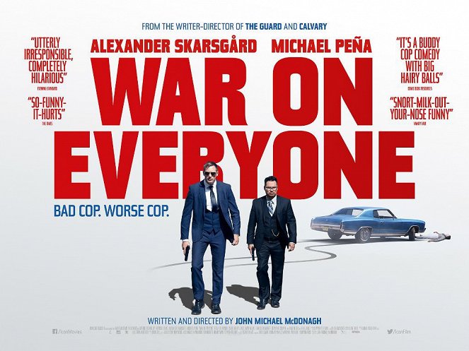 War on Everyone - Plakátok