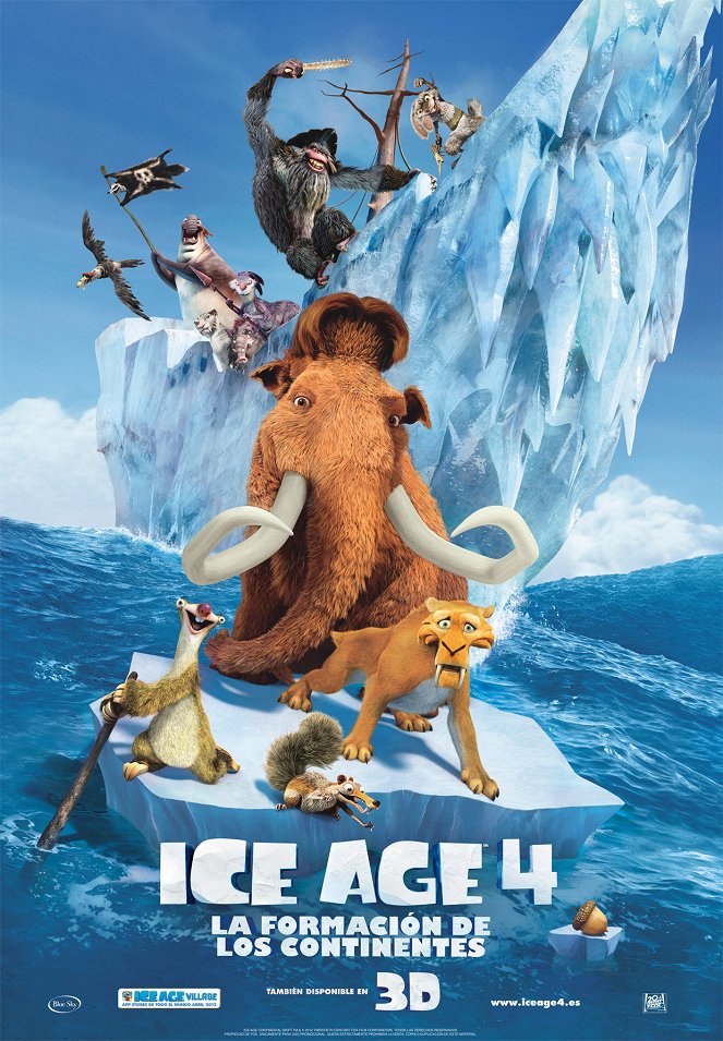 Ice Age 4: La formación de los continentes - Carteles