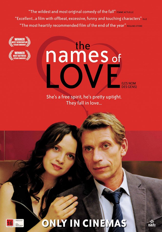 The Names of Love - Posters