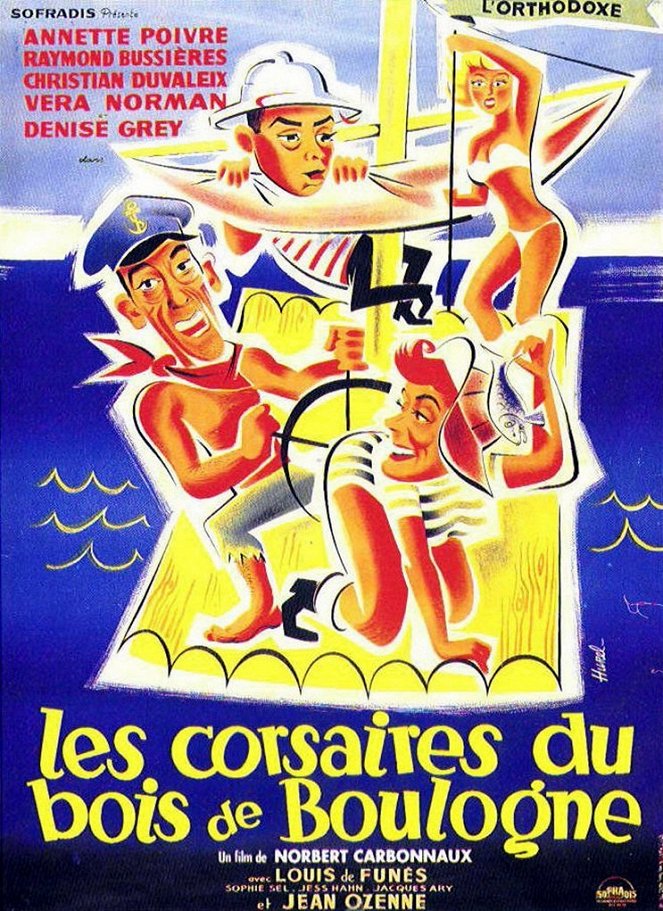 Les Corsaires du Bois de Boulogne - Cartazes