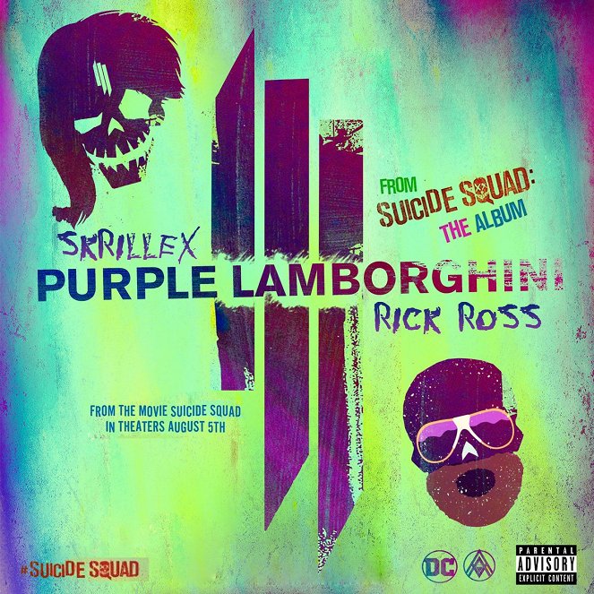 Skrillex & Rick Ross: Purple Lamborghini - Plakátok