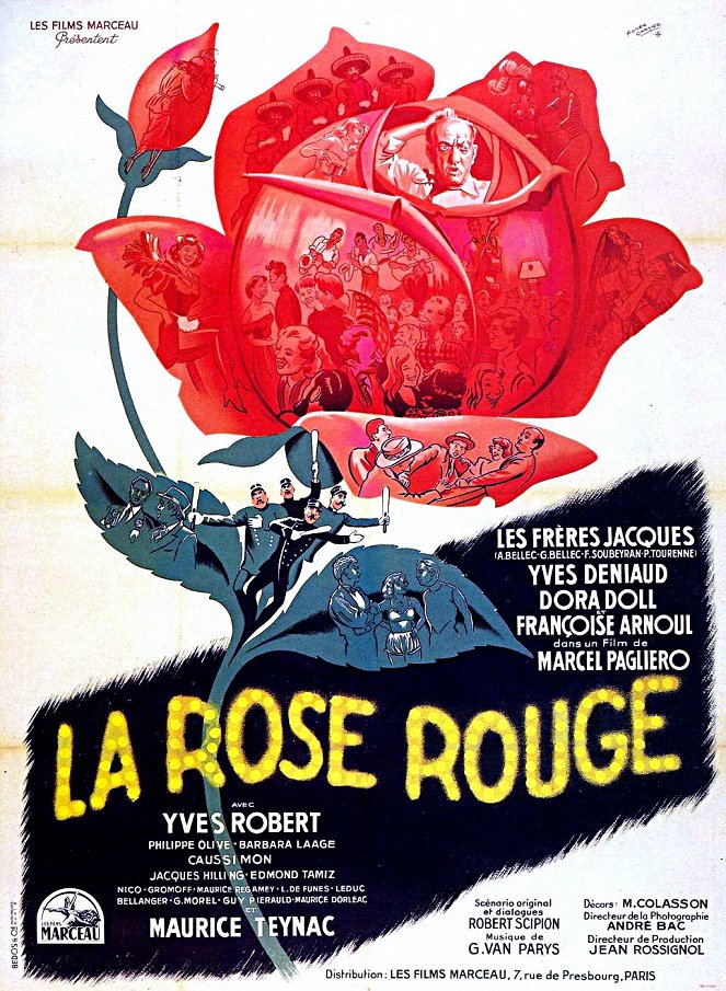 La Rose rouge - Affiches