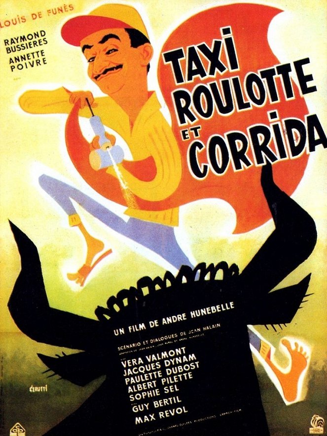 Taxi, roulotte et corrida - Plakaty