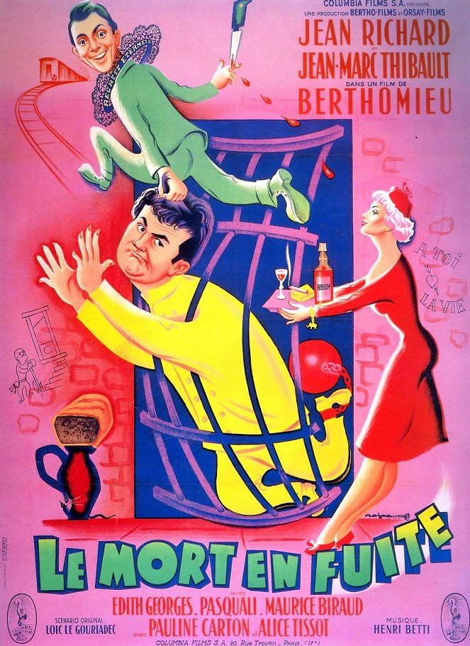 Le Mort en fuite - Affiches