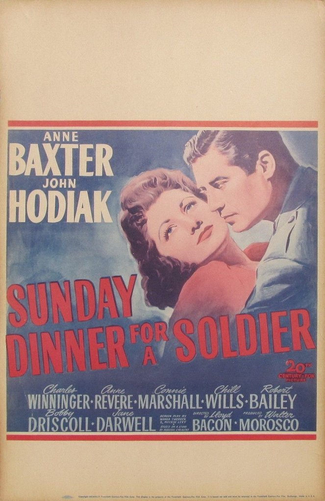 Sunday Dinner for a Soldier - Carteles